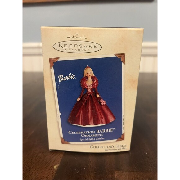 Hallmark Other - HALLMARK 2002 CELEBRATION BARBIE ORNAMENT NEW IN BOX- NEVER TAKEN OUT